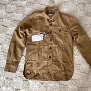 NEW MANUEL RITZ LINEN BLEND OVER-SHIRT M